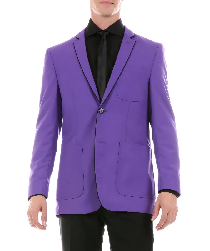 Porter Purple Men's Slim Fit Blazer