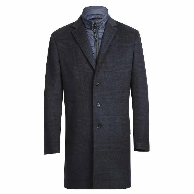 ALESSANDRO VITELLO Blue Long Coat 830-3