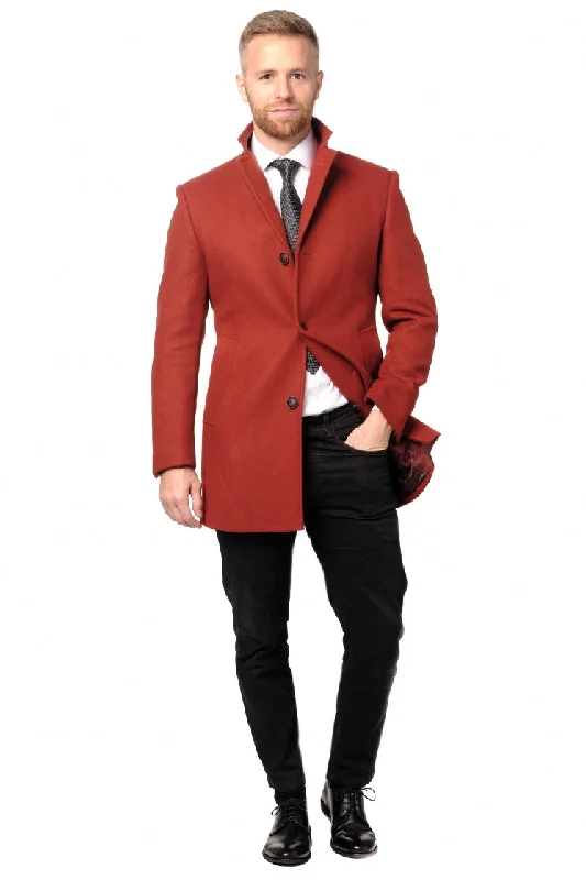 Burnt Orange Overcoat