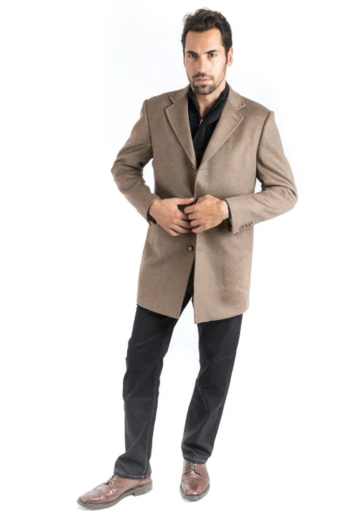 Camel Classic Fit Overcoat