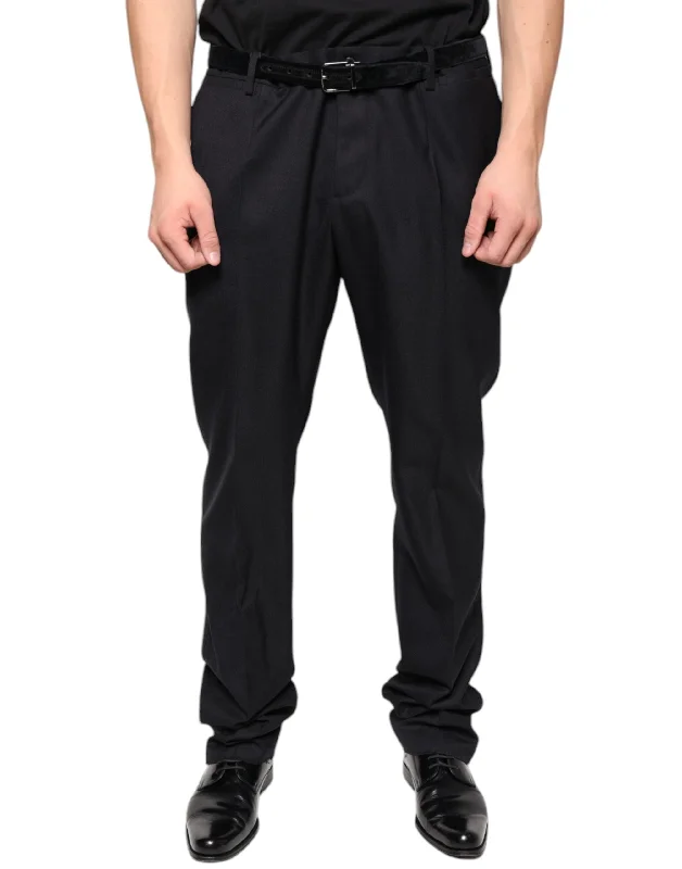 Dolce & Gabbana  Wool Skinny Dress Formal Men's Pants