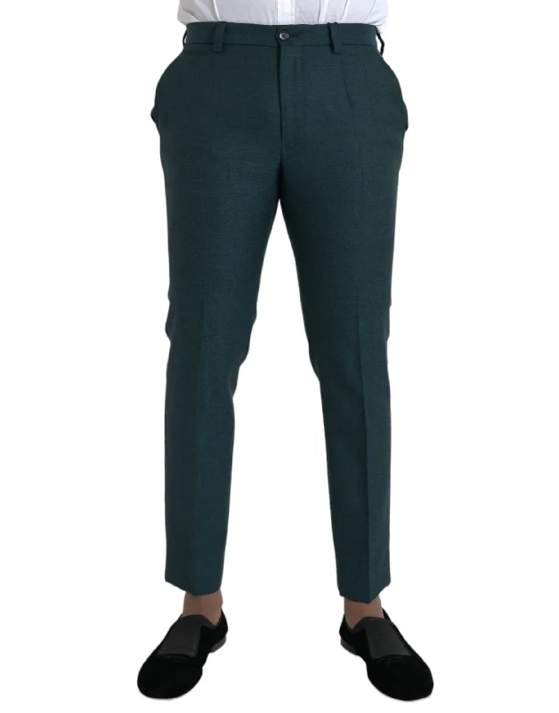 Dolce & Gabbana  Wool Skinny Slim Dress Men's Pants