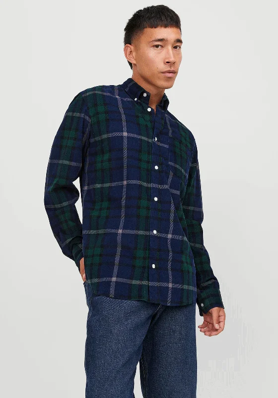 Jack & Jones Brook Corduroy Shirt, Night Sky