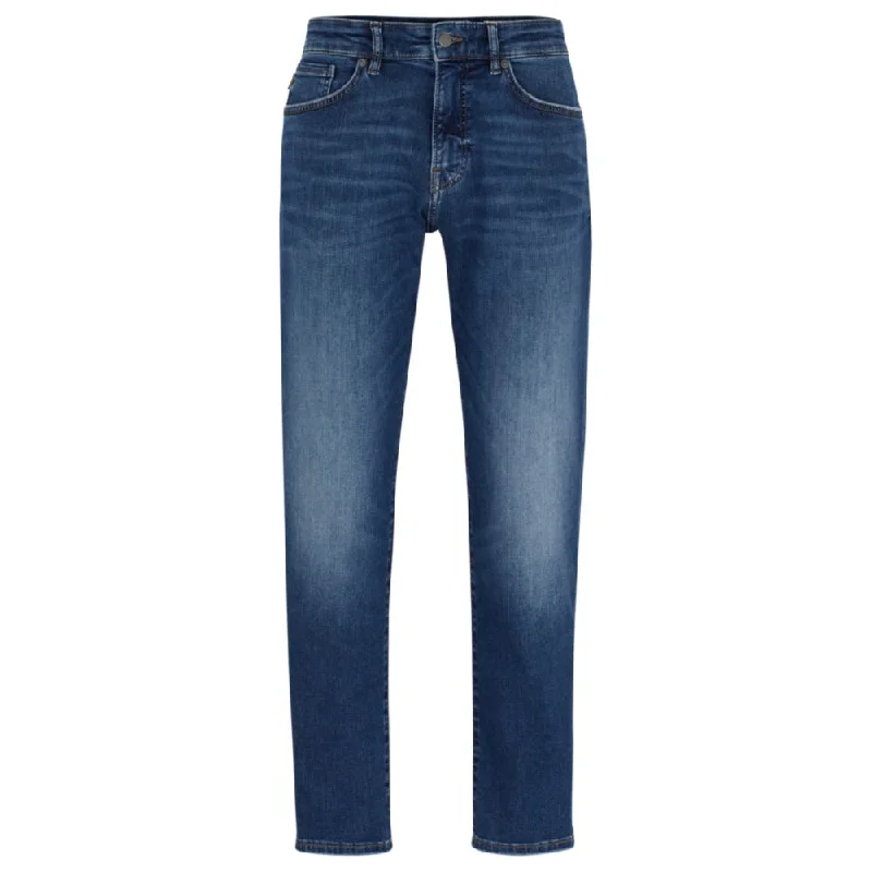 Maine Regular-fit jeans in blue soft-motion denim