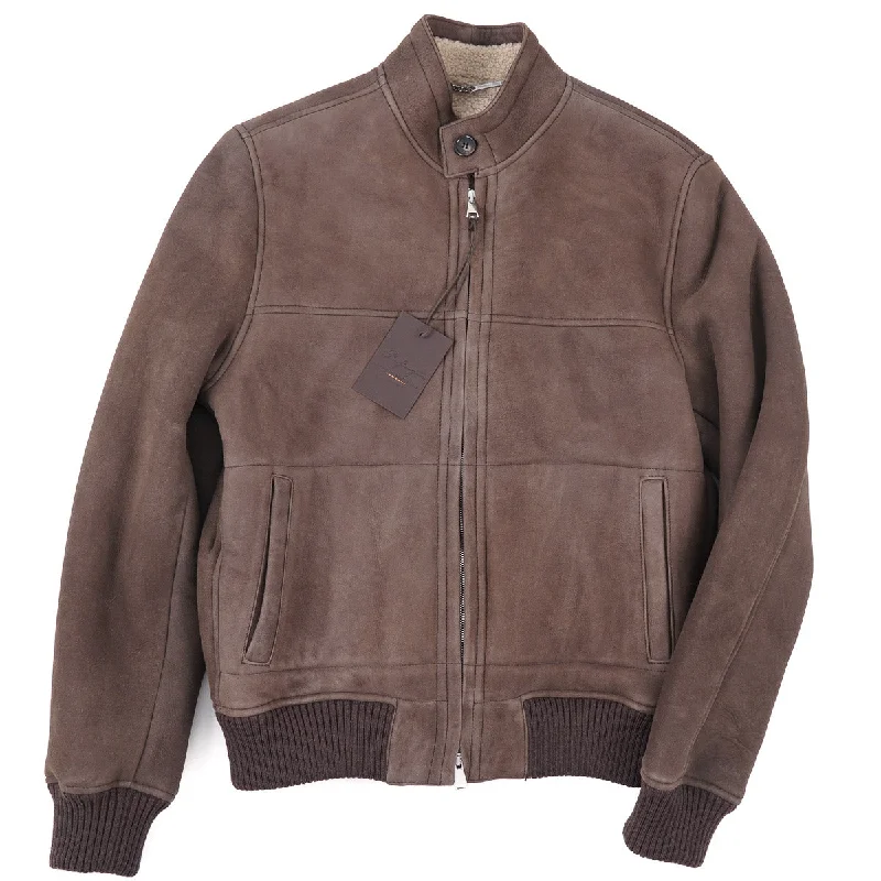 Rifugio Shearling Leather Bomber Jacket