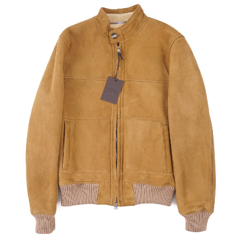 Rifugio Shearling Leather Bomber Jacket