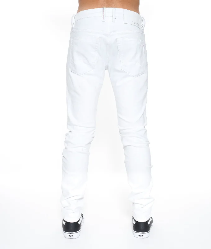 ROCKER SLIM DENIM MENS JEANS IN WHITE