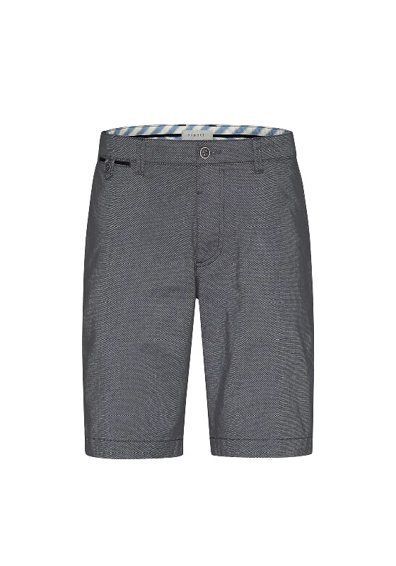 Bugatti Birdseye Chino Shorts, Navy