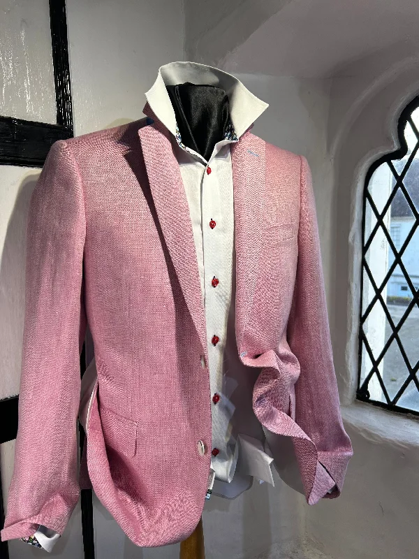 PINK LINEN JACKET