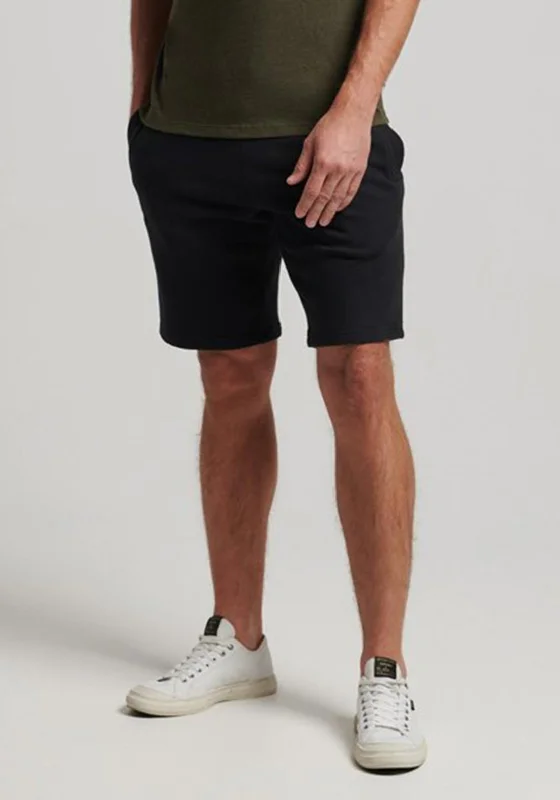 Superdry Essential Logo Jersey Shorts, Black