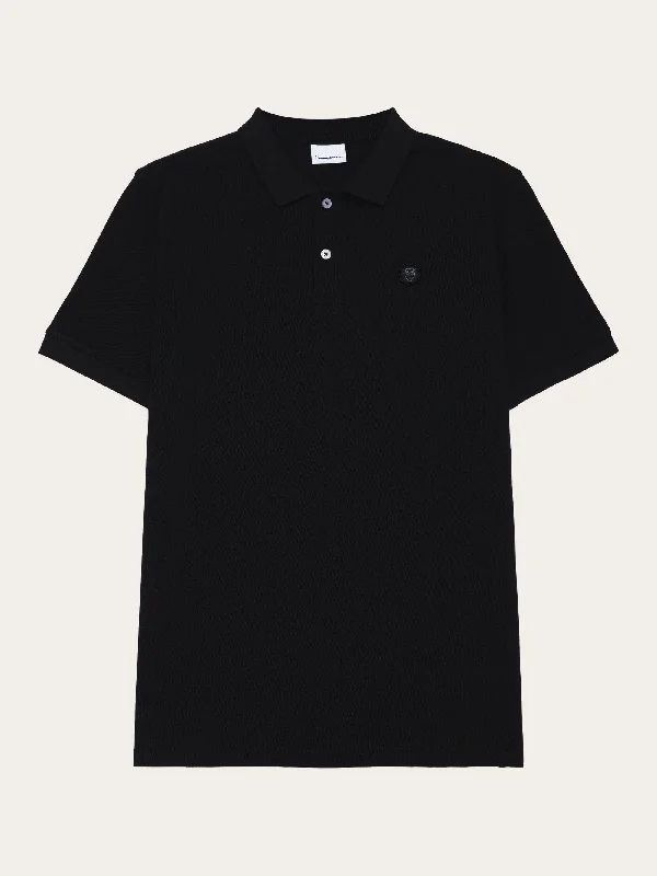 Basic badge polo - Black Jet