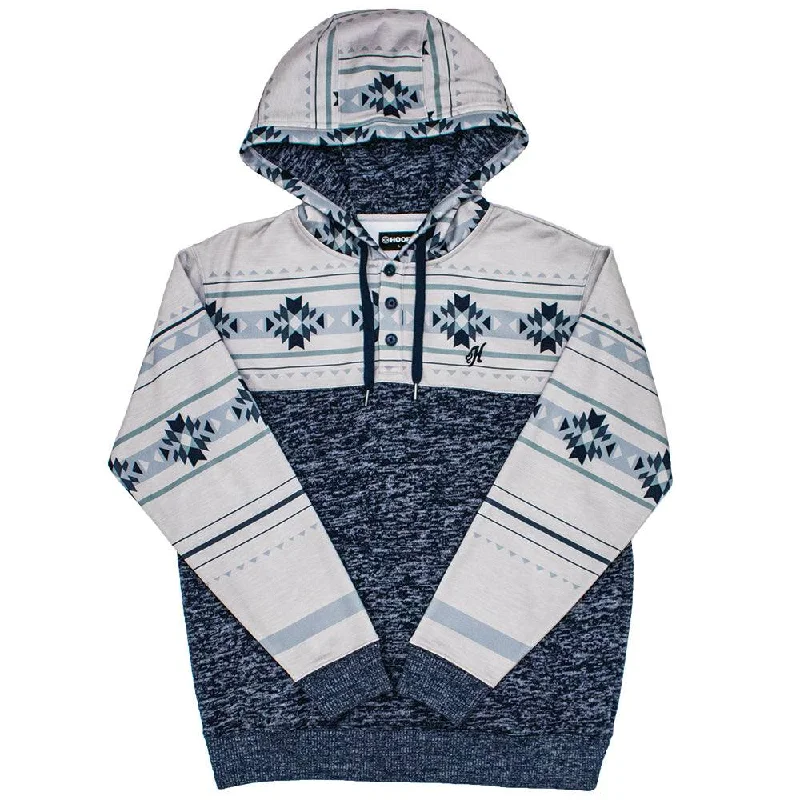 "Jimmy" Aztec/Navy Hoody