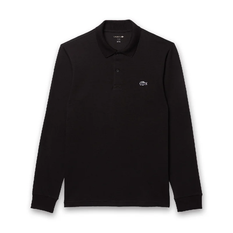 Lacoste - Regular Fit LS Polo in Black