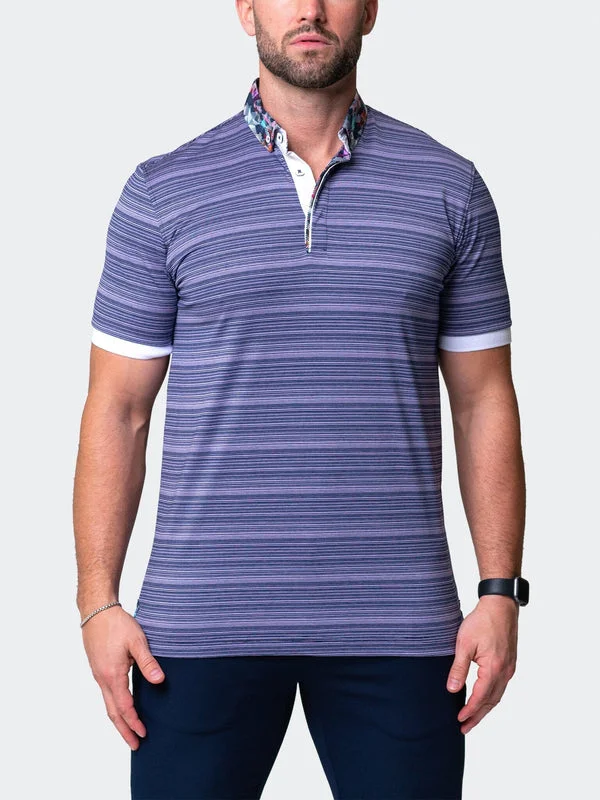 Maceoo Short-Sleeve Polos | Polo Mozartbayu Purple