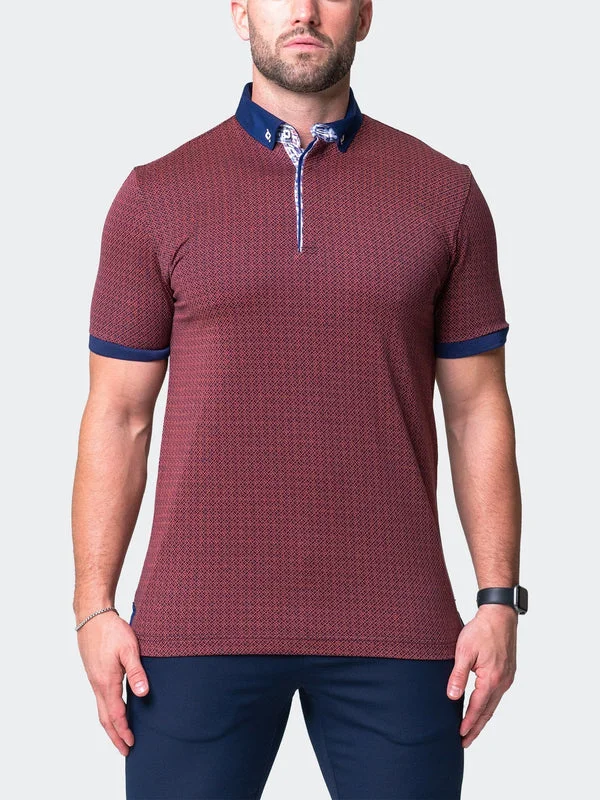 Maceoo Short-Sleeve Polos | Polo Mozartopa Red