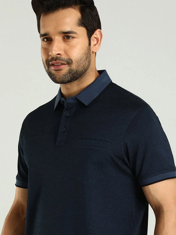 Men Printed Polo T-Shirt