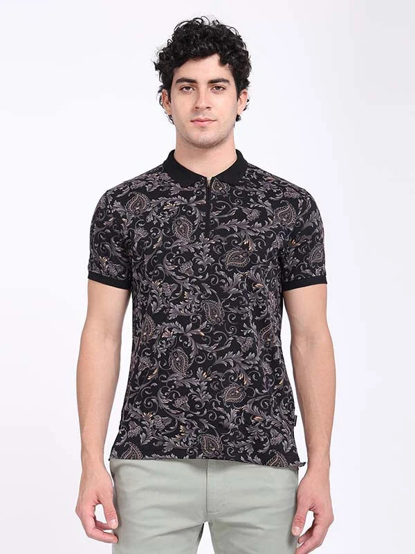 Men Printed Polo T-Shirt