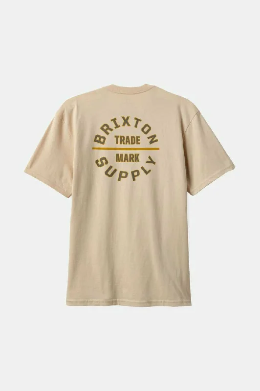 Oath V S/S Standard T-Shirt - Cream/Grey/Mustard