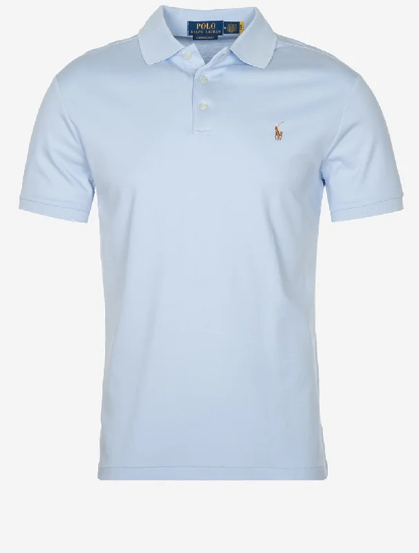 Slim Fit Pima Short sleeve Polo Blue