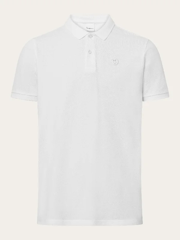 Basic badge polo - Bright White