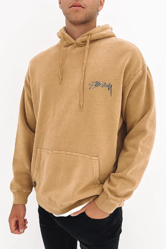 Shadow Script Hood Pigment Tan