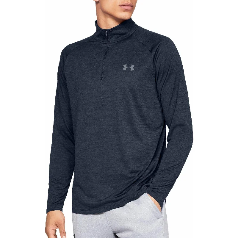 Under Armour Tech Half Zip Long Sleeve Mens Training Top - Navy