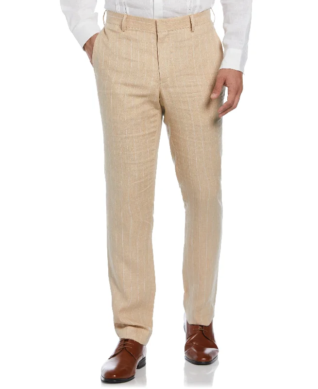 Pinstripe Linen Pant